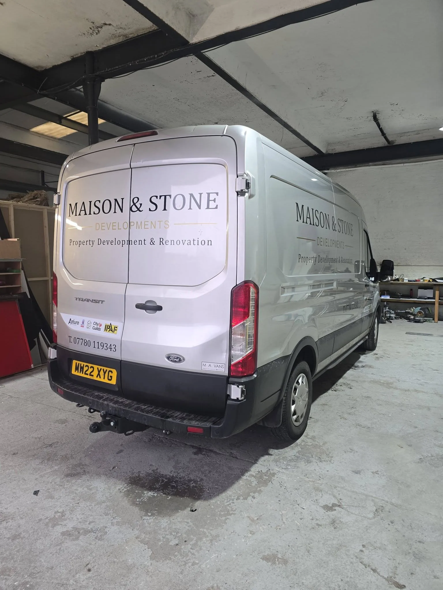 Maison Stone rear door graphics