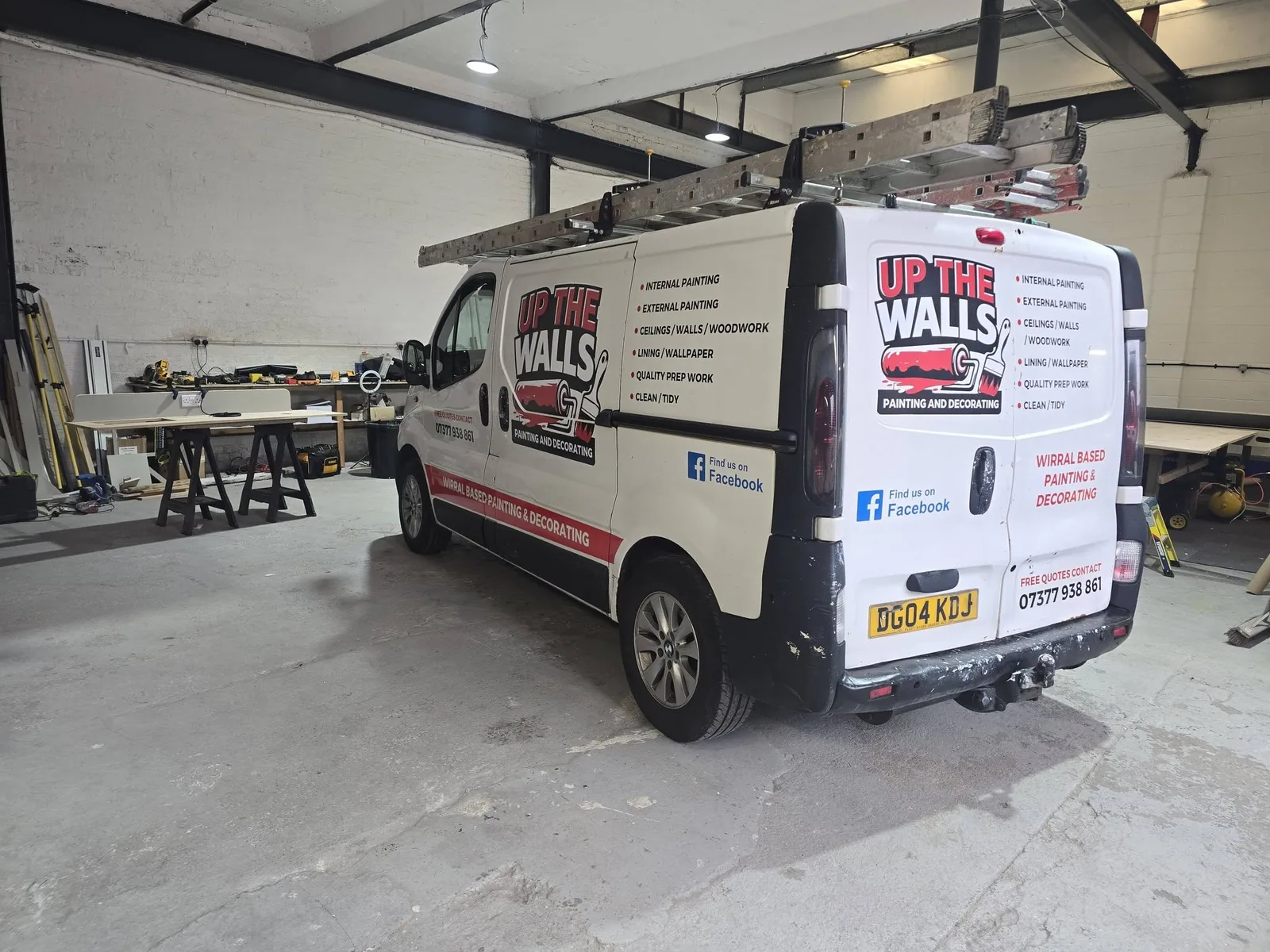 Up the Walls finished van
