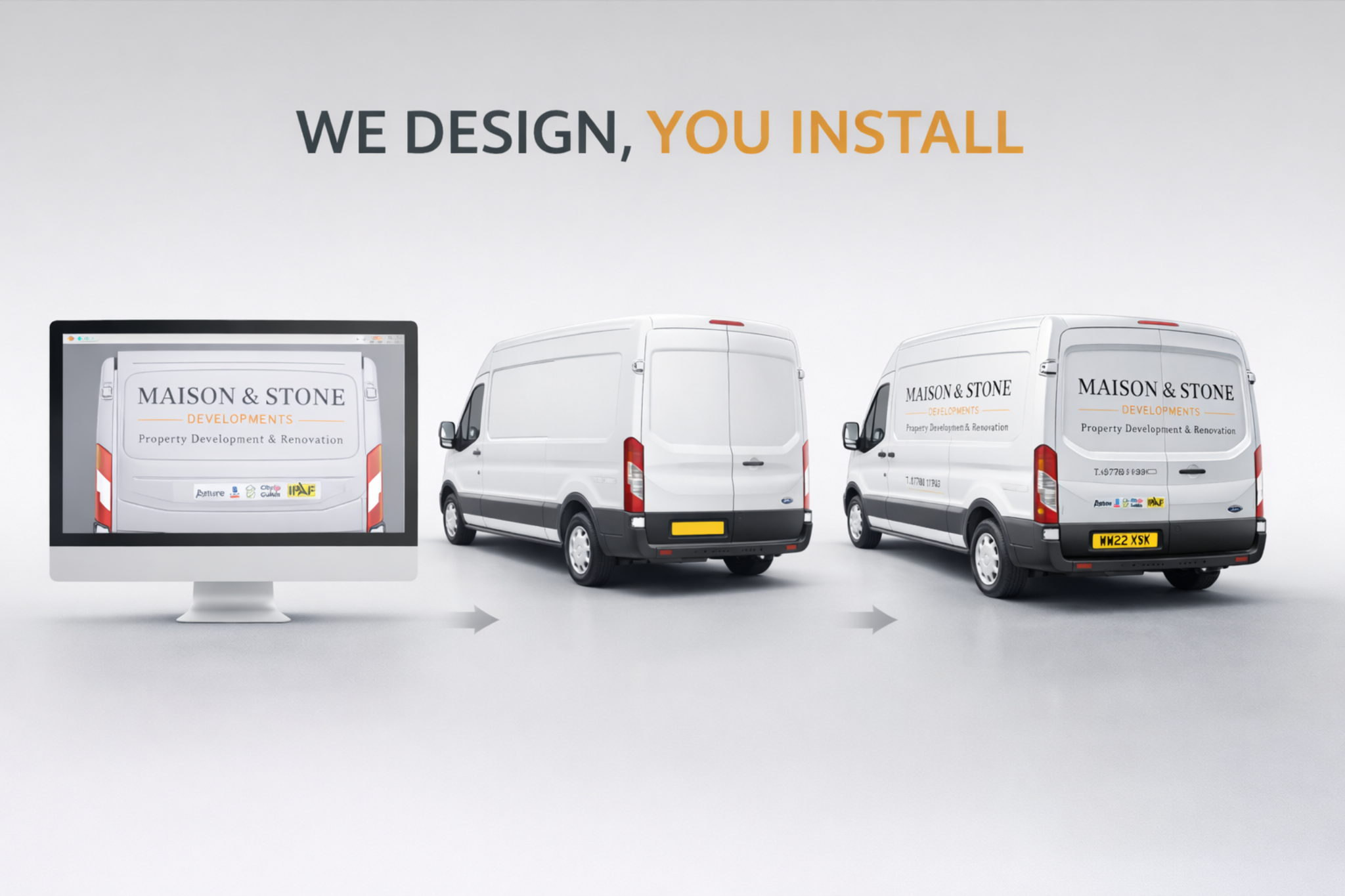 Design to finished van graphics